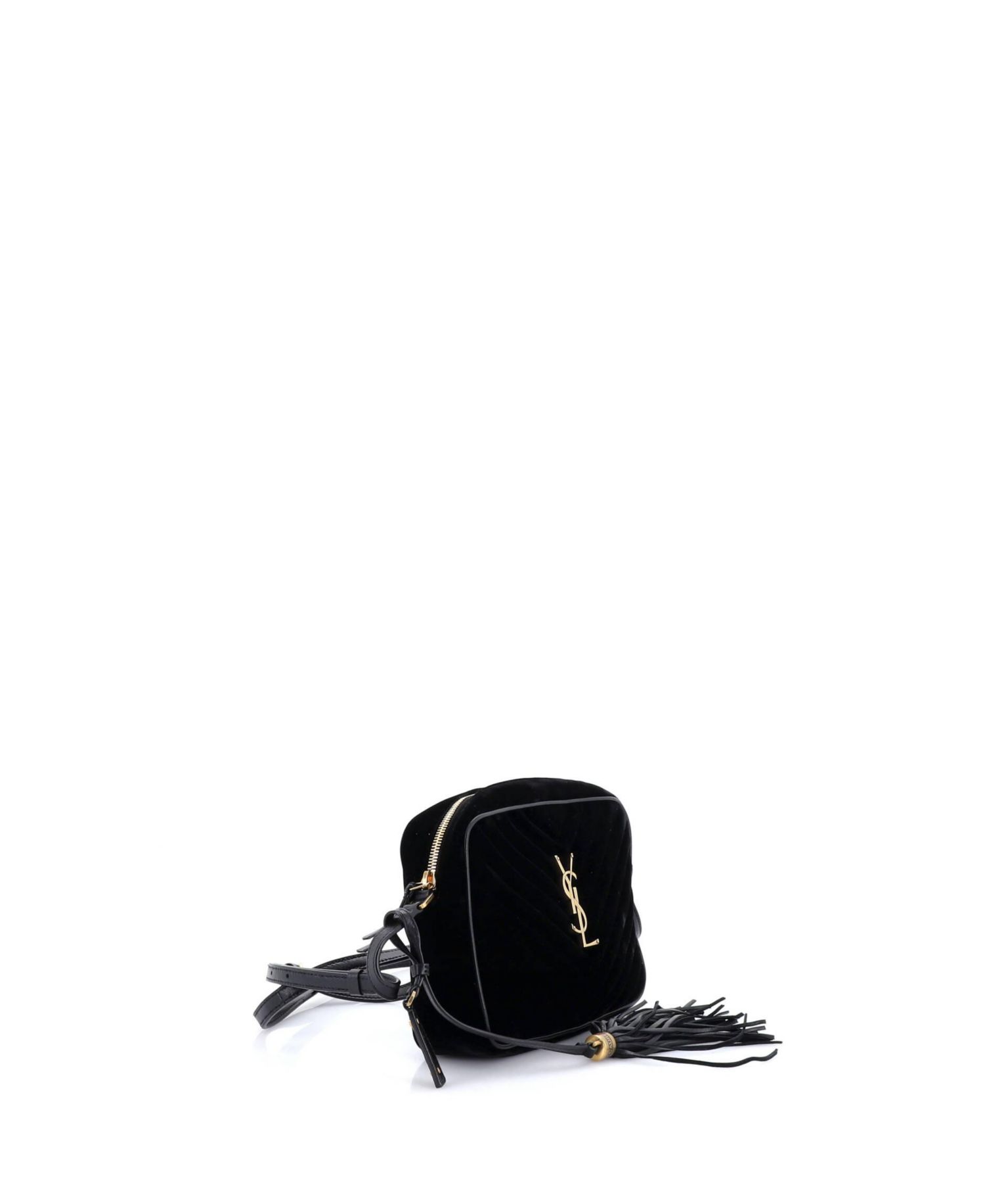 Small Lou Camera Bag Matelasse Chevron Velvet