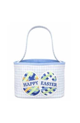 Boys Bits and Bows Happy Easter Egg Basket