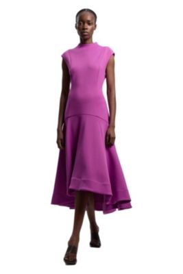 Karen Millen Women's Ruffle Hem Sleeveless Midi Dress - Macy's