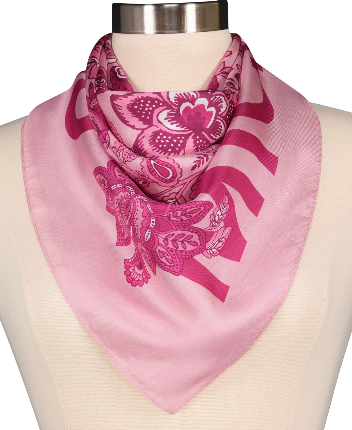 Michael Michael Kors Medallion Fleur Silk Square Scarf