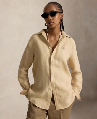 Women's Classic-Fit Linen Shirt