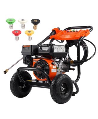 3500 PSI 2.6 GPM Gas Pressure Washer with 5 Nozzle Set for Cars