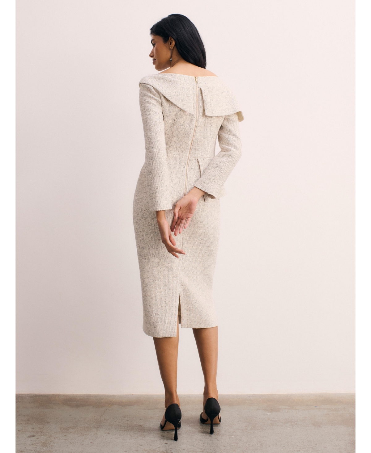 The Fold Women's Palmerston Tweed Dress