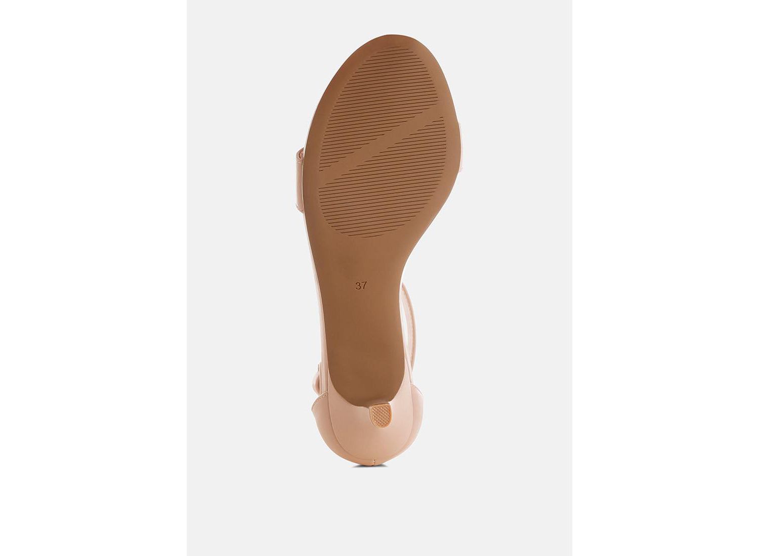Women's Feruda Faux Leather Kitten Heel Sandals