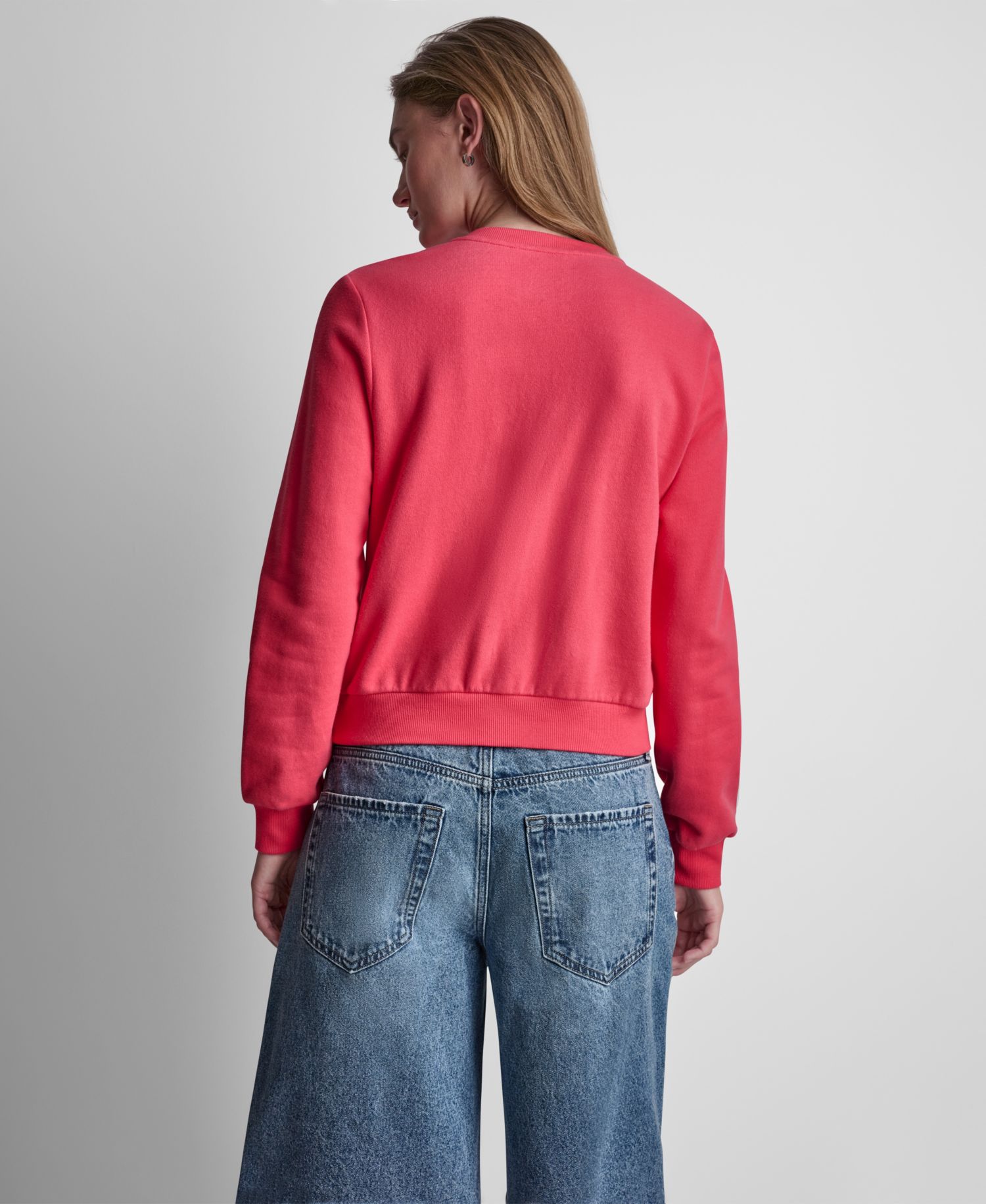 Women's Long-Sleeve Logo Button-Front Shrunken Jacket