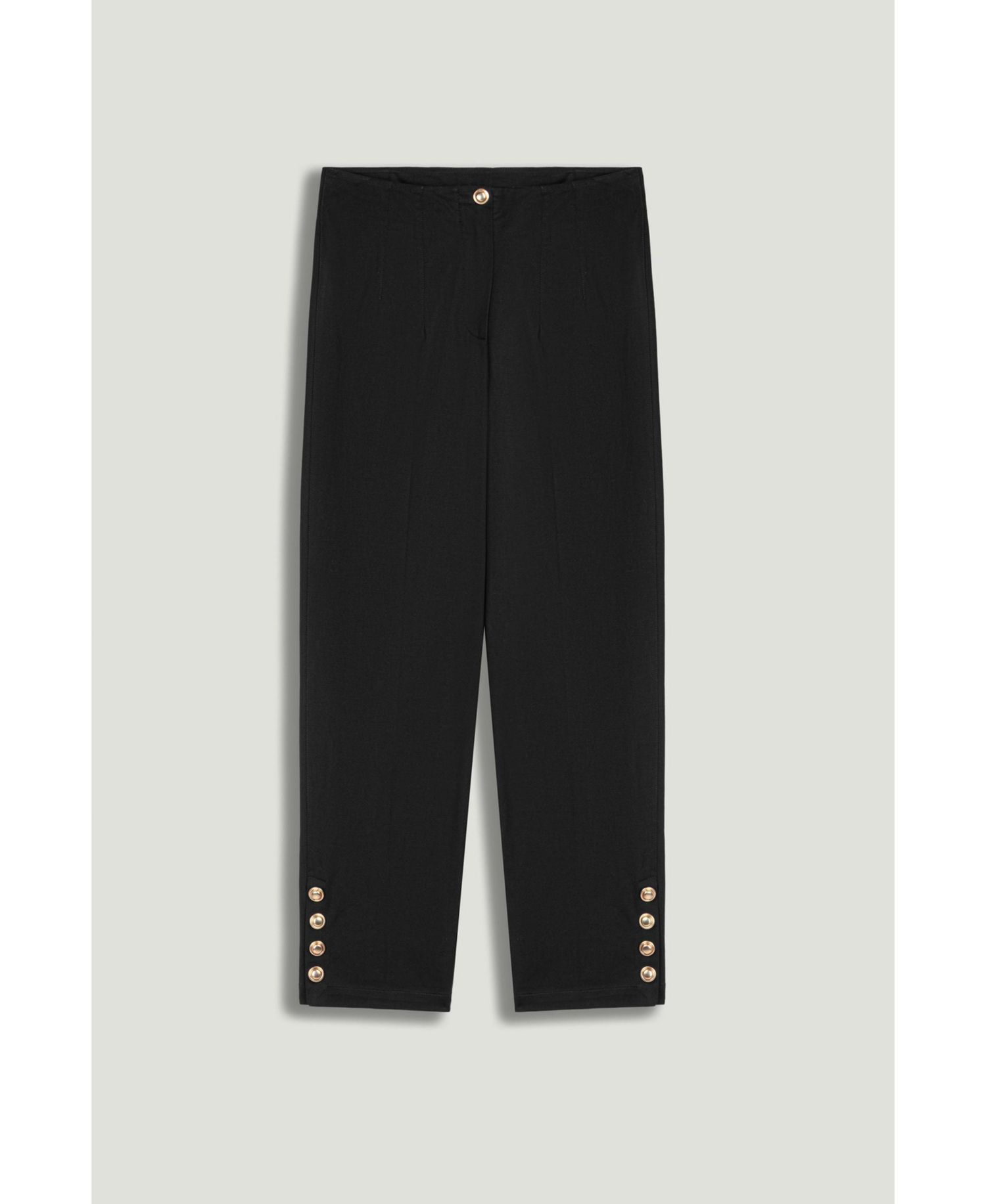 Women's Gold Button Detail Pants