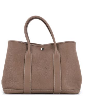 36 Garden Party Tote Leather
