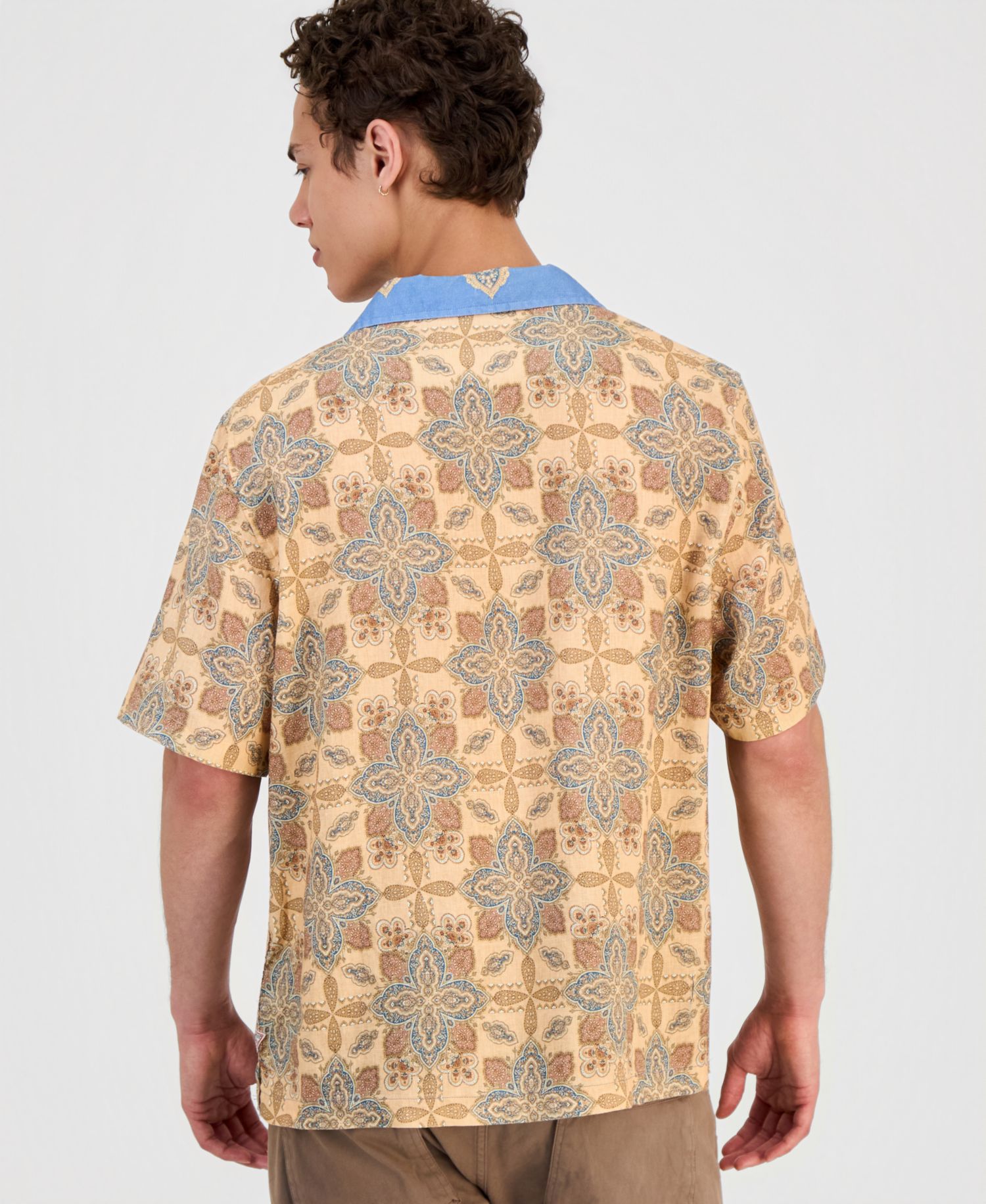 Men's Napa Linen Casa Blanca Short-Sleeve Shirt