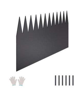Steel Landscape Edging 4 Pack 40 x 12 in Rust Resistant Metal