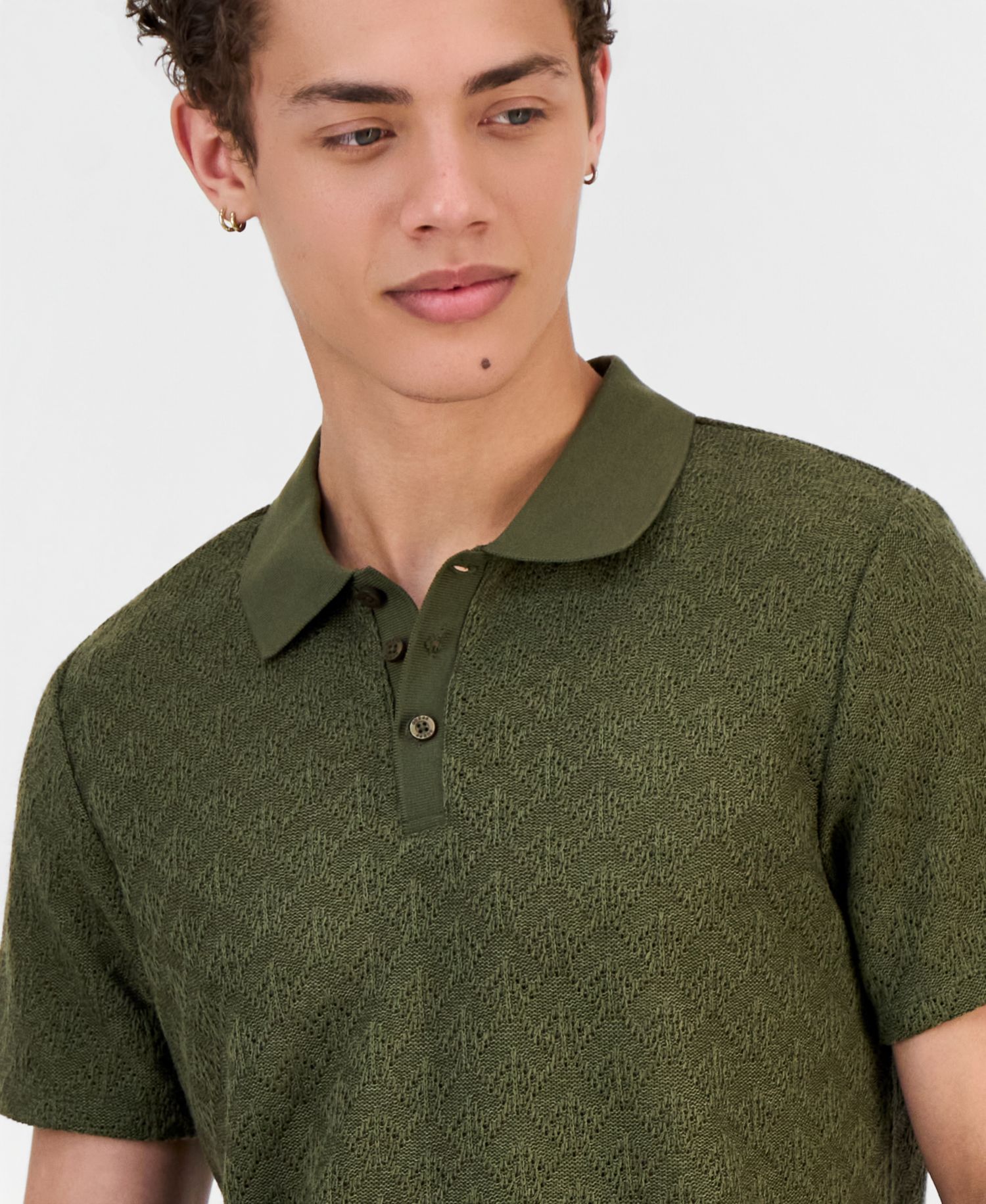 Men's Logan Short Sleeve Knit Polo Shirt