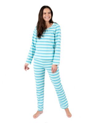 Women's Matching Family Two-Piece Cotton Long Sleeve Loose Fit Pajamas
