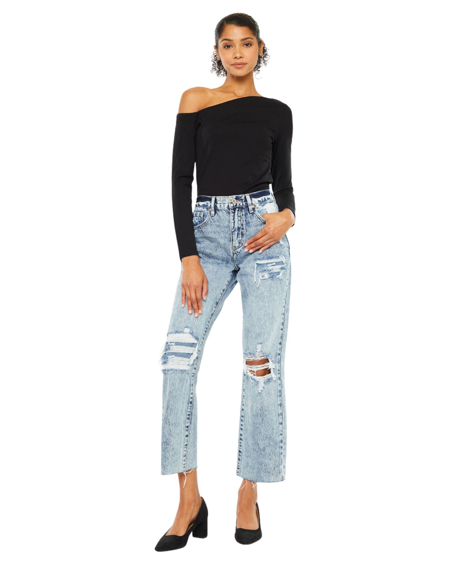 Women's Chesney High-Rise Straight Jeans