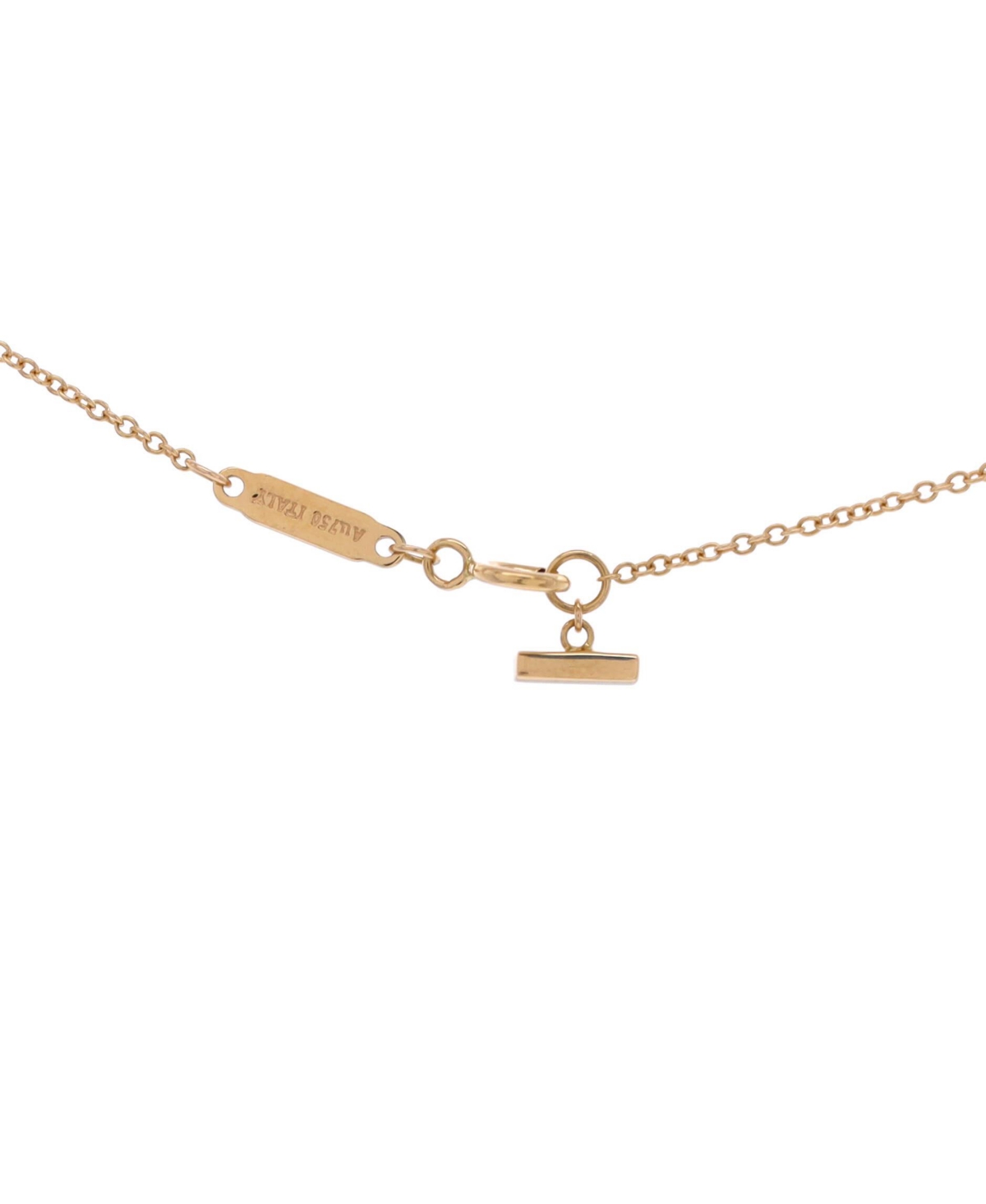 Pre-Owned Tiffany & Co T Smile Pendant Necklace