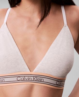 Women's Icon Cotton Modal Lightly Lined Triangle Bralette QF8693