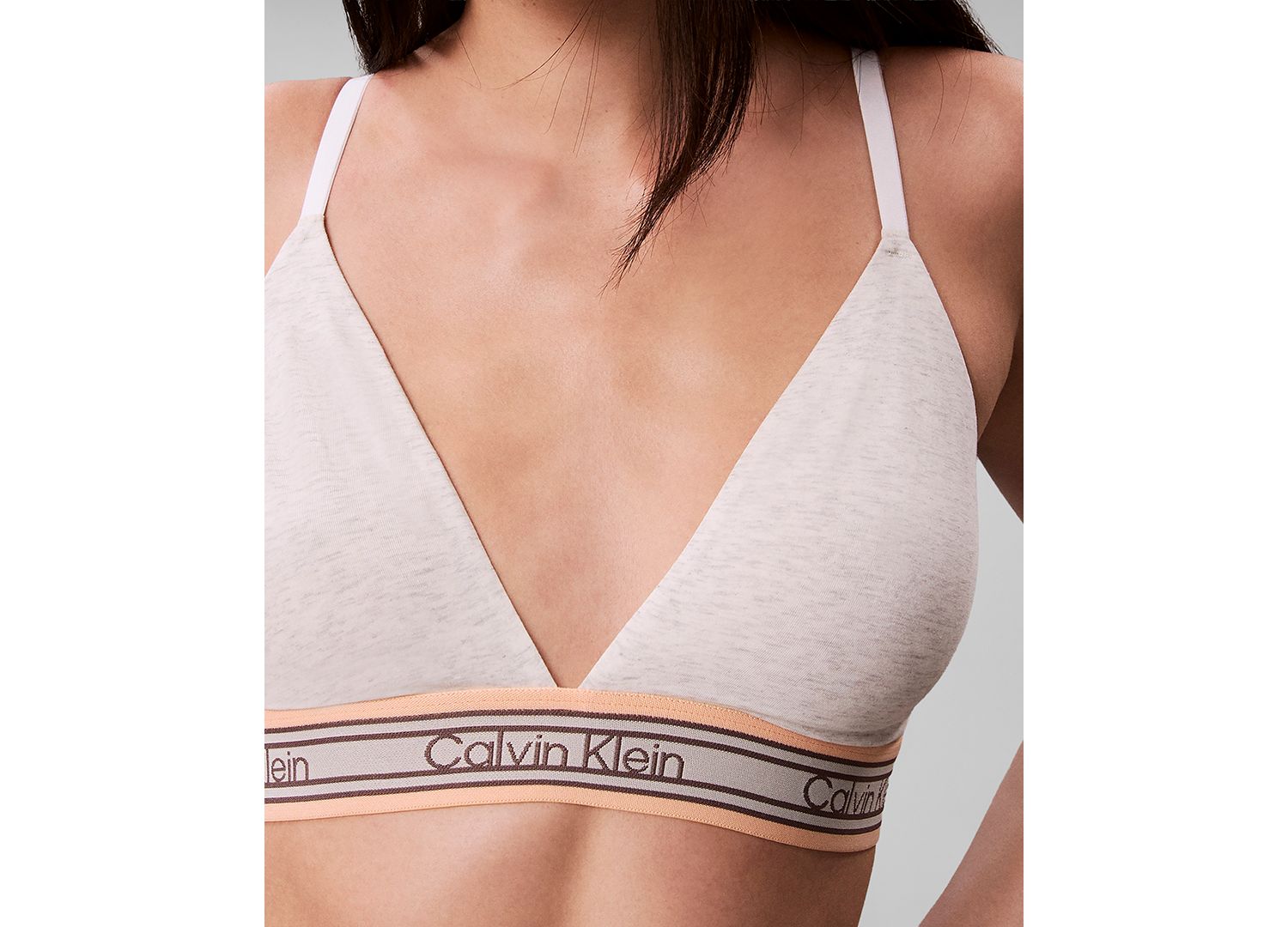Women's Icon Cotton Modal Lightly Lined Triangle Bralette QF8693