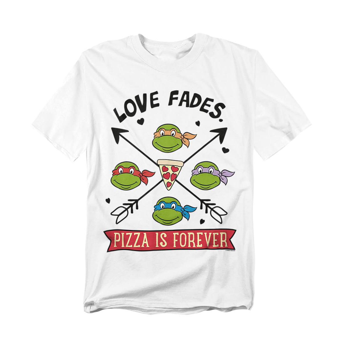 Logovision Men's Teenage Mutant Ninja Turtles Pizza Is Forever T-Shirt