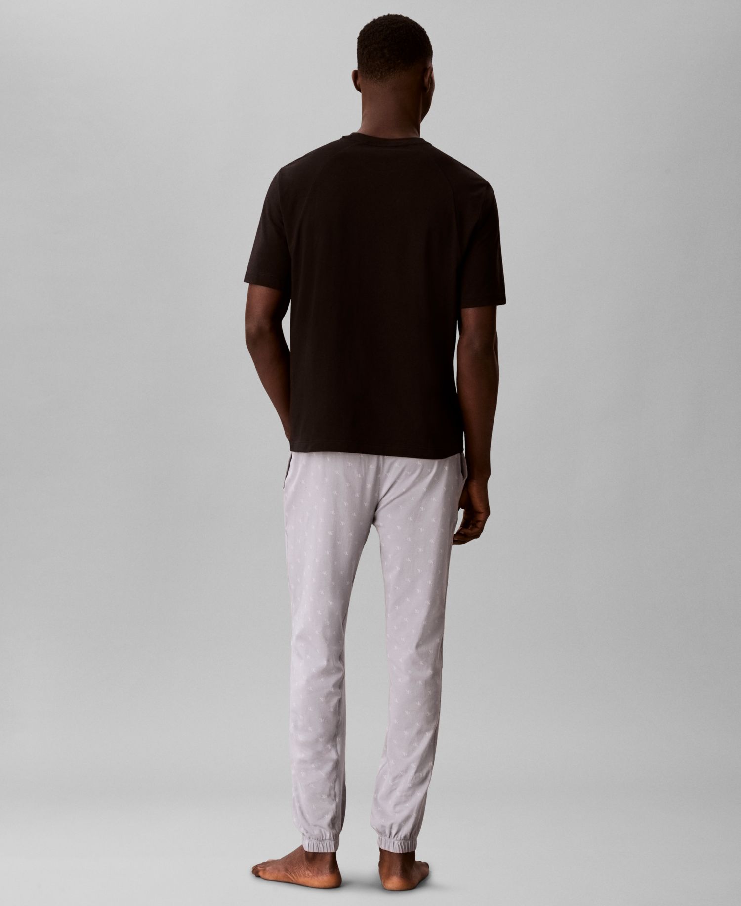 Men's Modern Cotton Logo Pajama Joggers