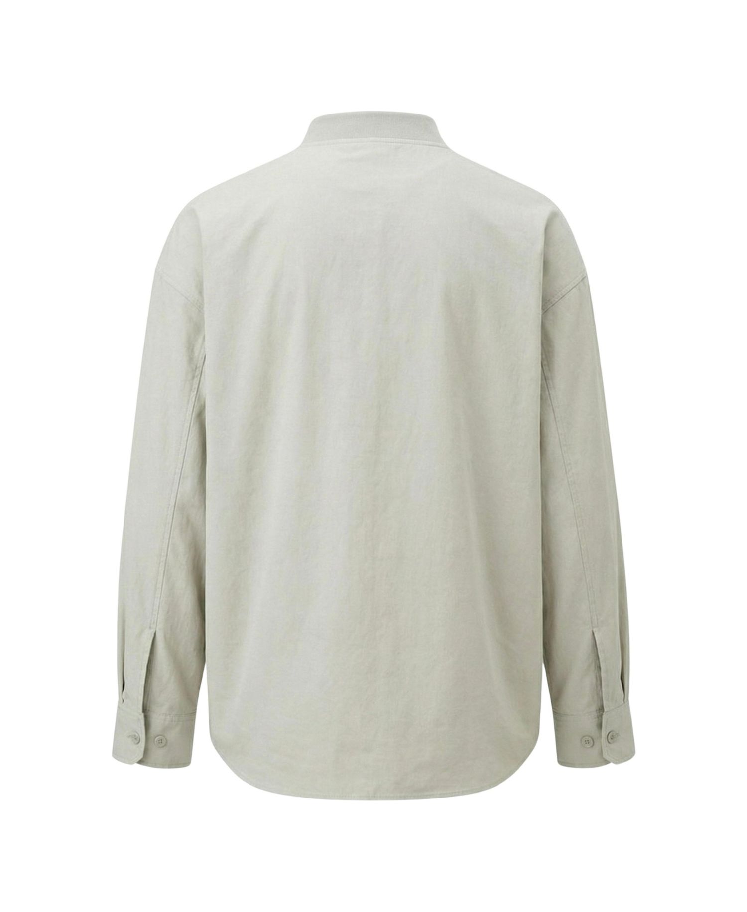 Men's Long Sleeve Stand-Collar Zip-Front Jacket
