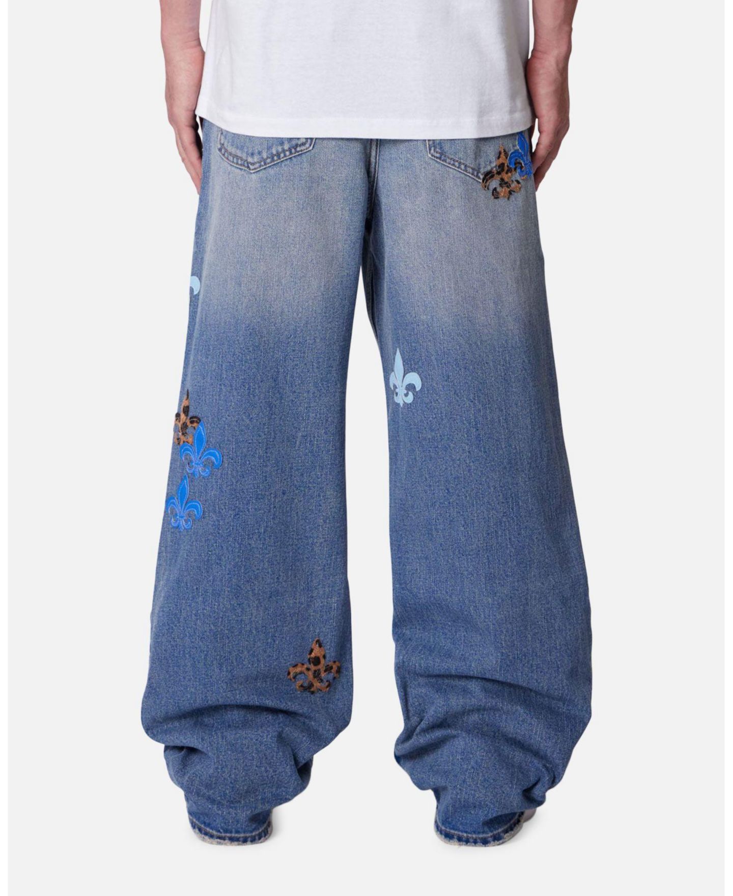 Мужские джинсы mnml Ultra Baggy Fleur Patch — фото 4