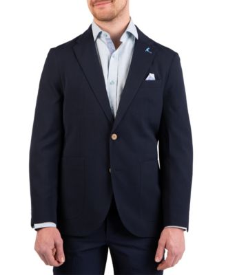 Men's Textured Stripe Seersucker Sport Coat