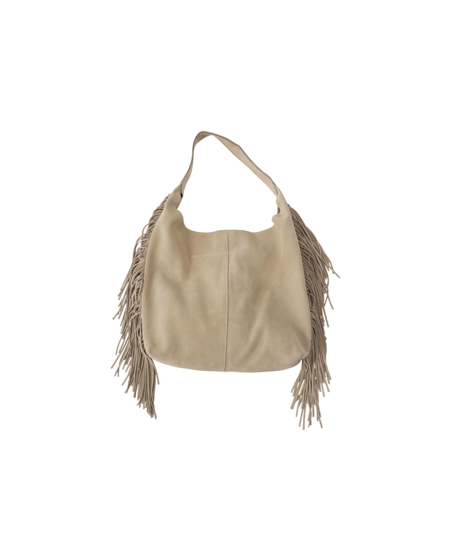 Suede Fringe Bag
