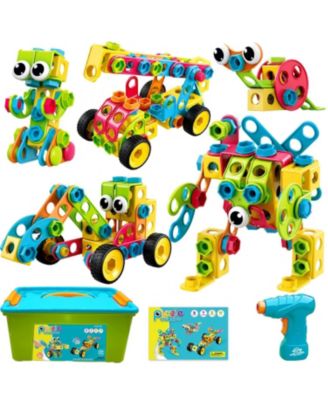 STEM Building Blocks Toys Ages 3-10 Educational Creative Games Storage Box
