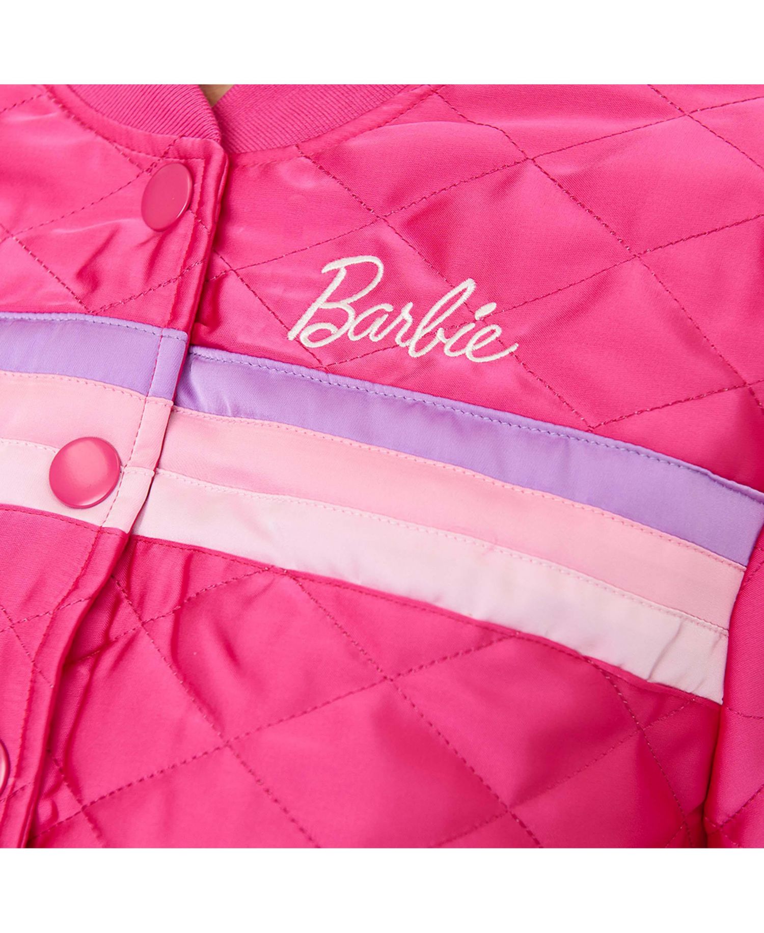 Plus Size Quilted Varsity Jacket