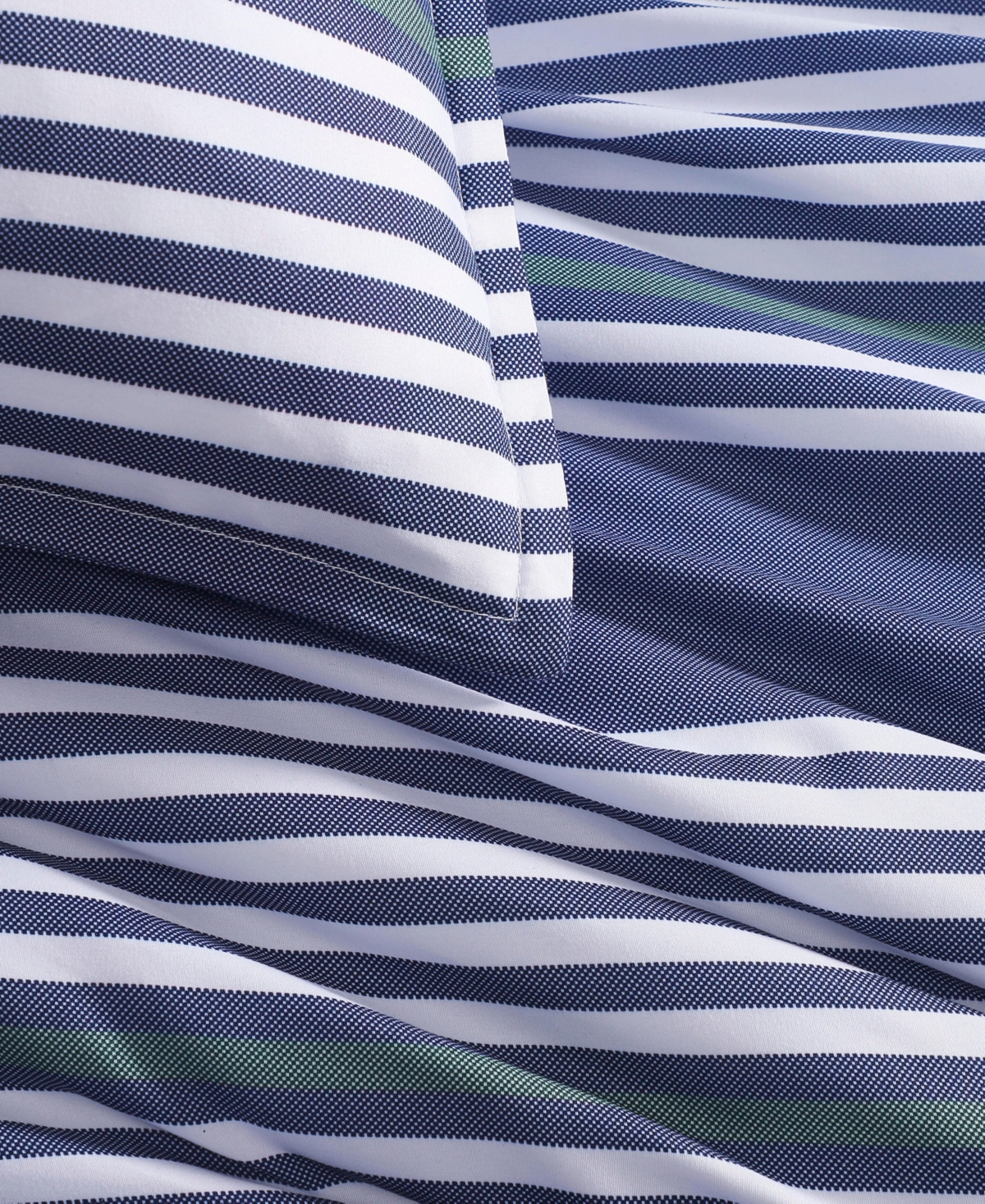 Tommy Hilfiger Lido Stripe Washed Microfiber -Pc. Comforter Set