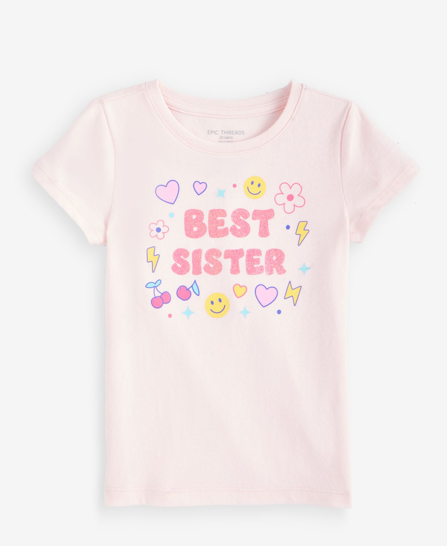 Toddler Girls' 12M-5T Best Sister T-Shirt