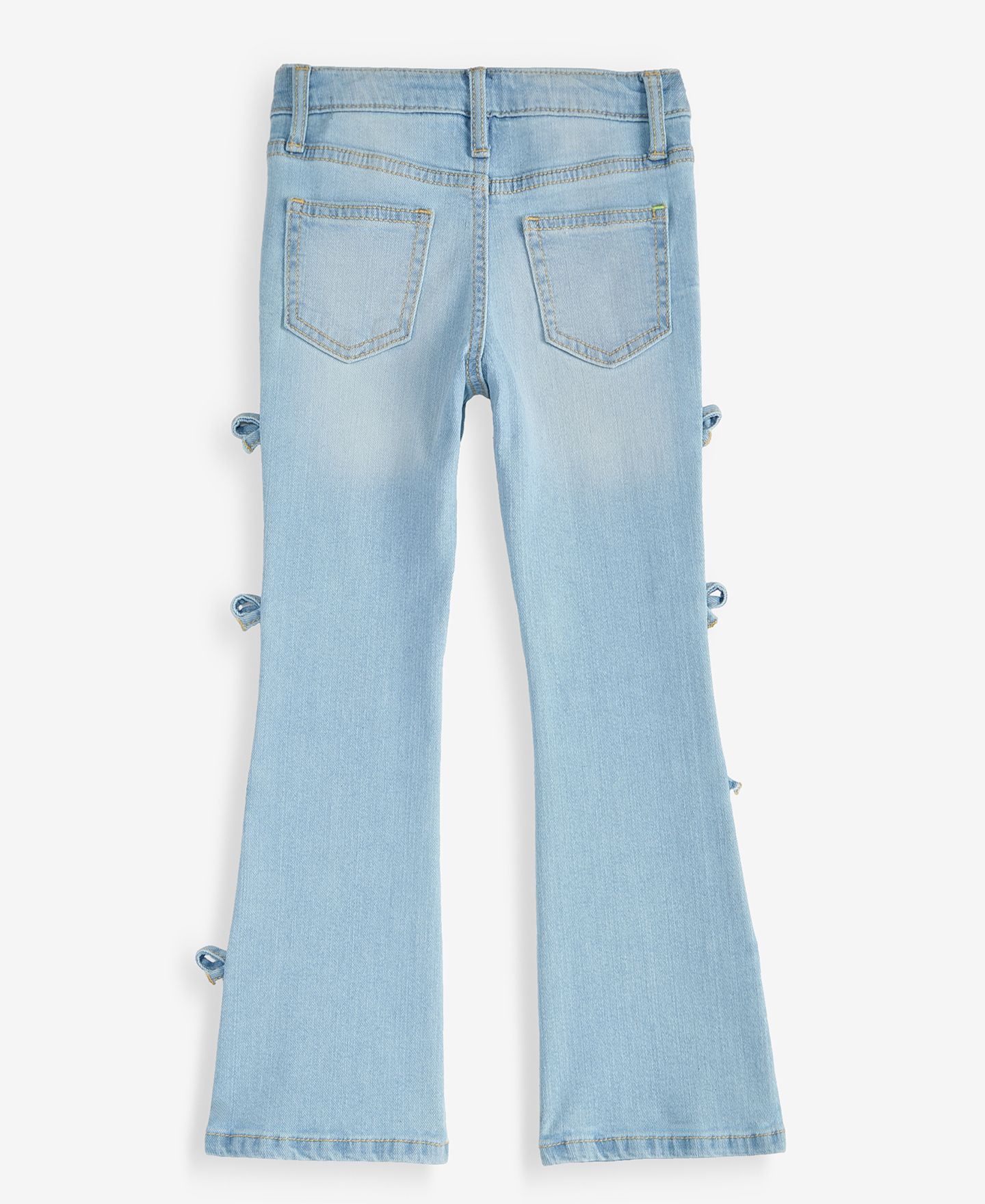 Джинсы Epic Threads Bow-Trim Flared-Leg Jeans для девочек, цвет: Светлая варка — фото 2