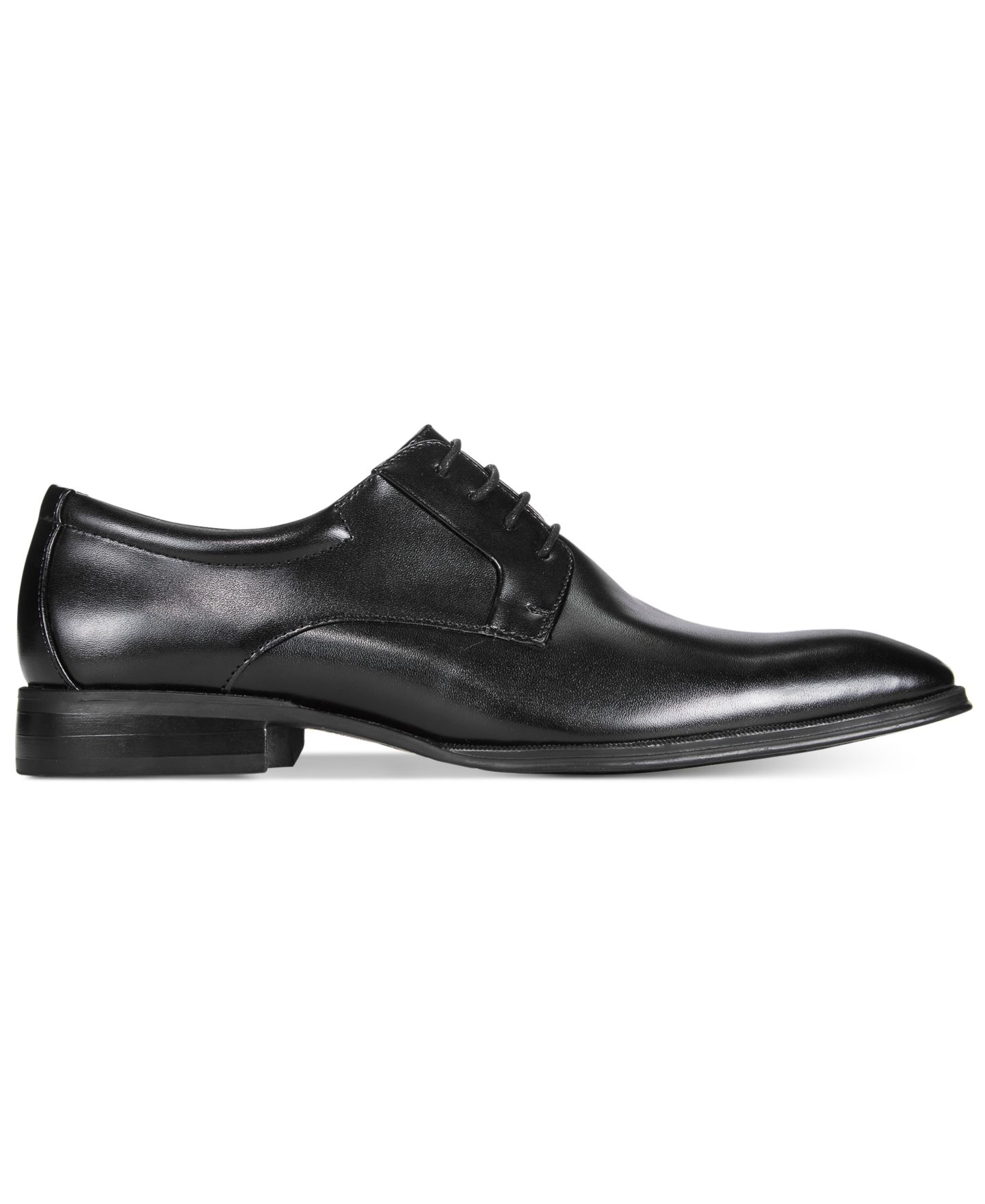Обувь Alfani Men's Andrew Plain-Toe Dress Shoes, цвет: Чёрный — фото 2