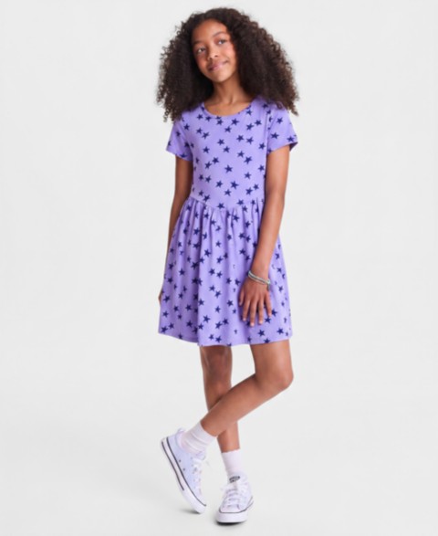 Детские Epic Threads Girls' XS-XL Star-Print Cotton Dress