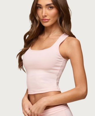 Women's Linda Ribbed Scoop Neck Tank Top