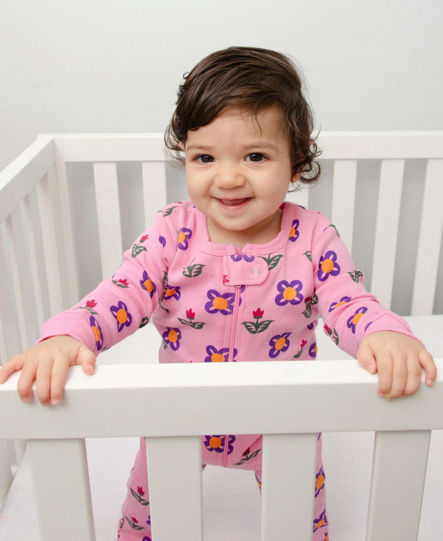 Toddler Girls Matching Family One-Piece Cotton Sleep 'n Play Footed Pajamas - Cute and Playful Prints