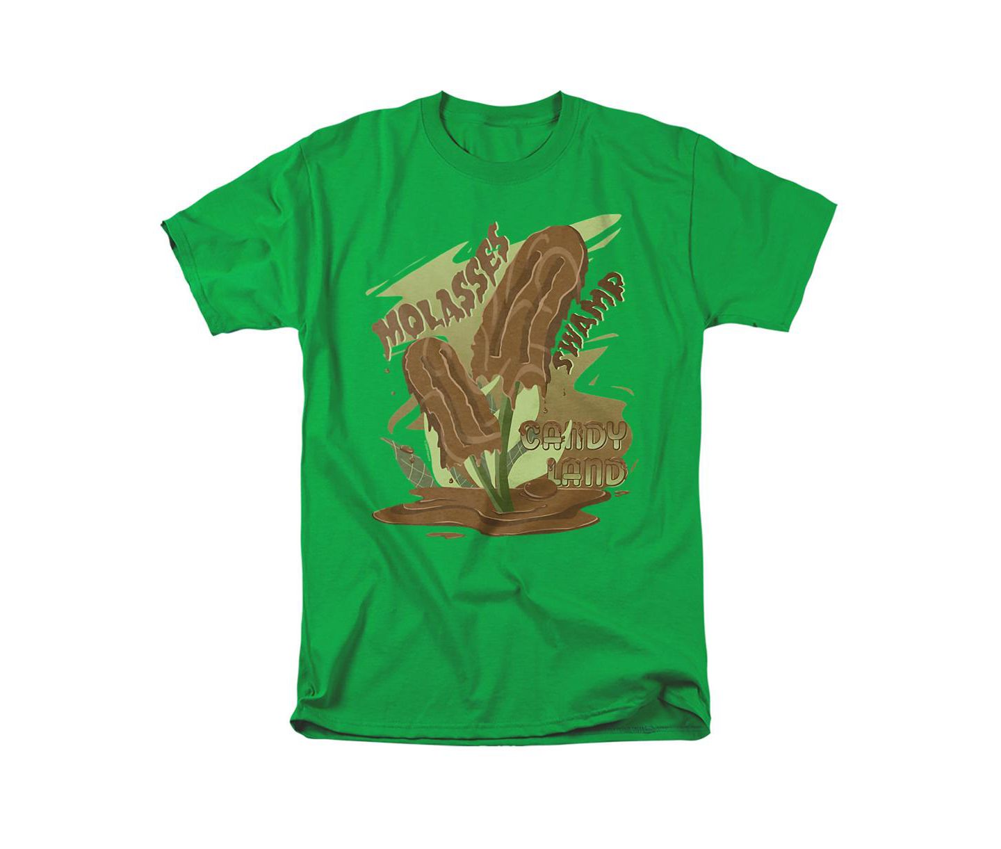 Мужская футболка Logovision Candy Land Melting Molasses Popsicle, цвет: Зелёный — фото 1