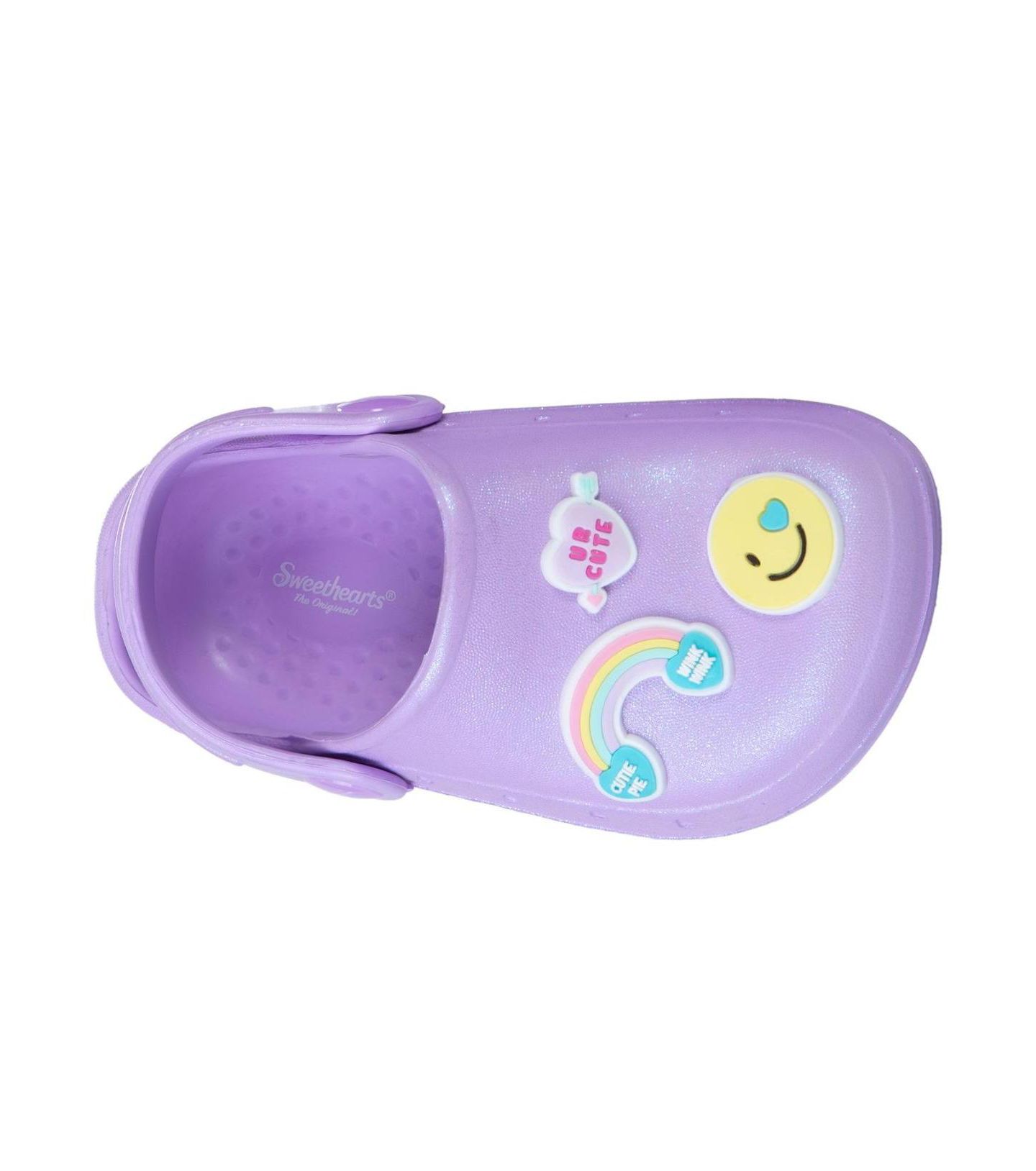 Сабо Sweethearts Candy & Rainbow Design Clogs для девочек, цвет: Фиолетовый — фото 5
