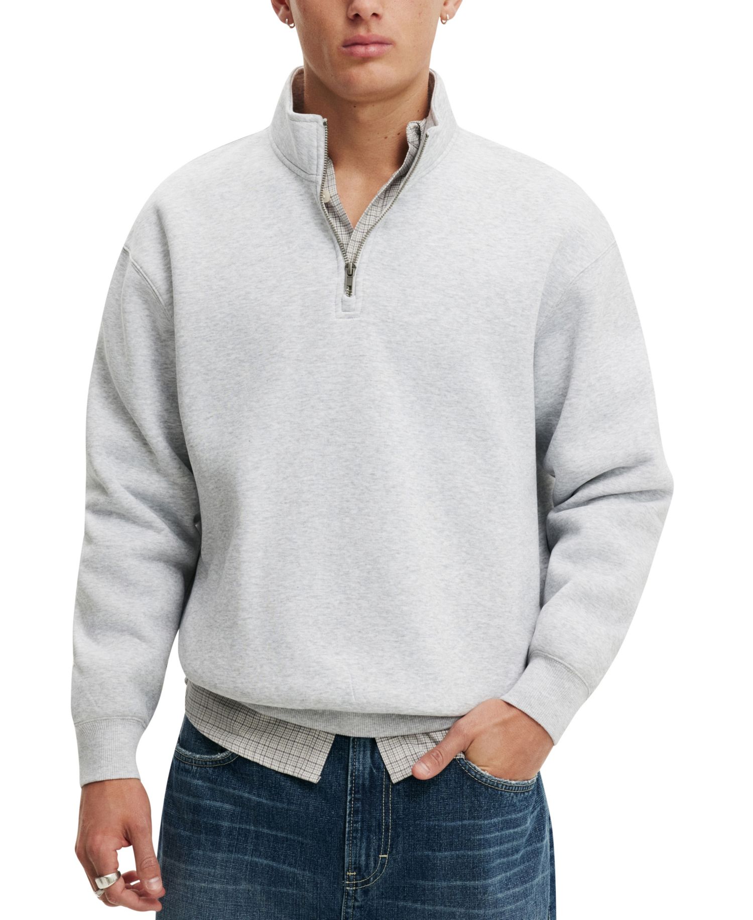 Men's Zip Fleece Sweatshirt