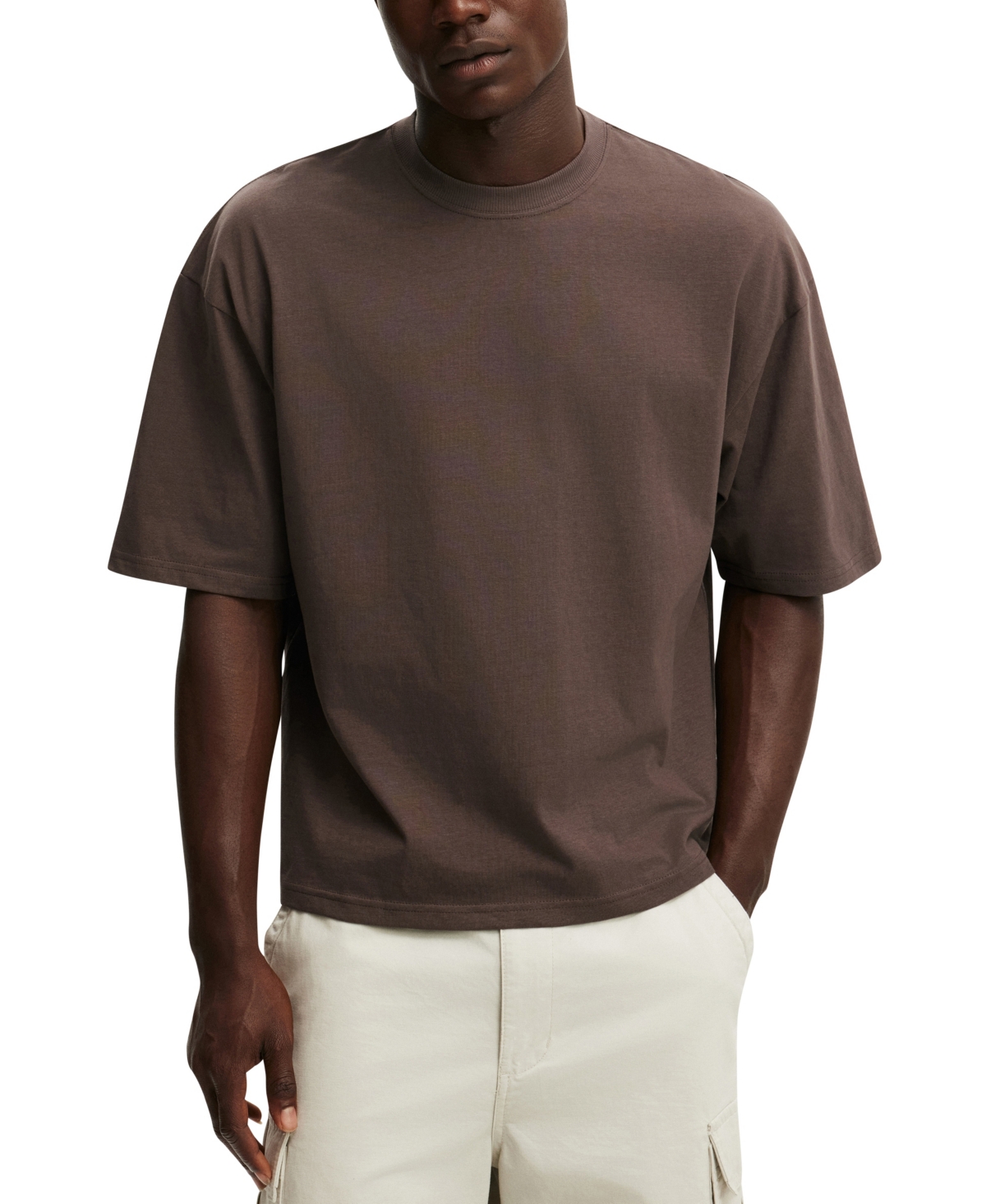Cotton On Men's Cropped Modern-Fit Short-Sleeve T-shirts