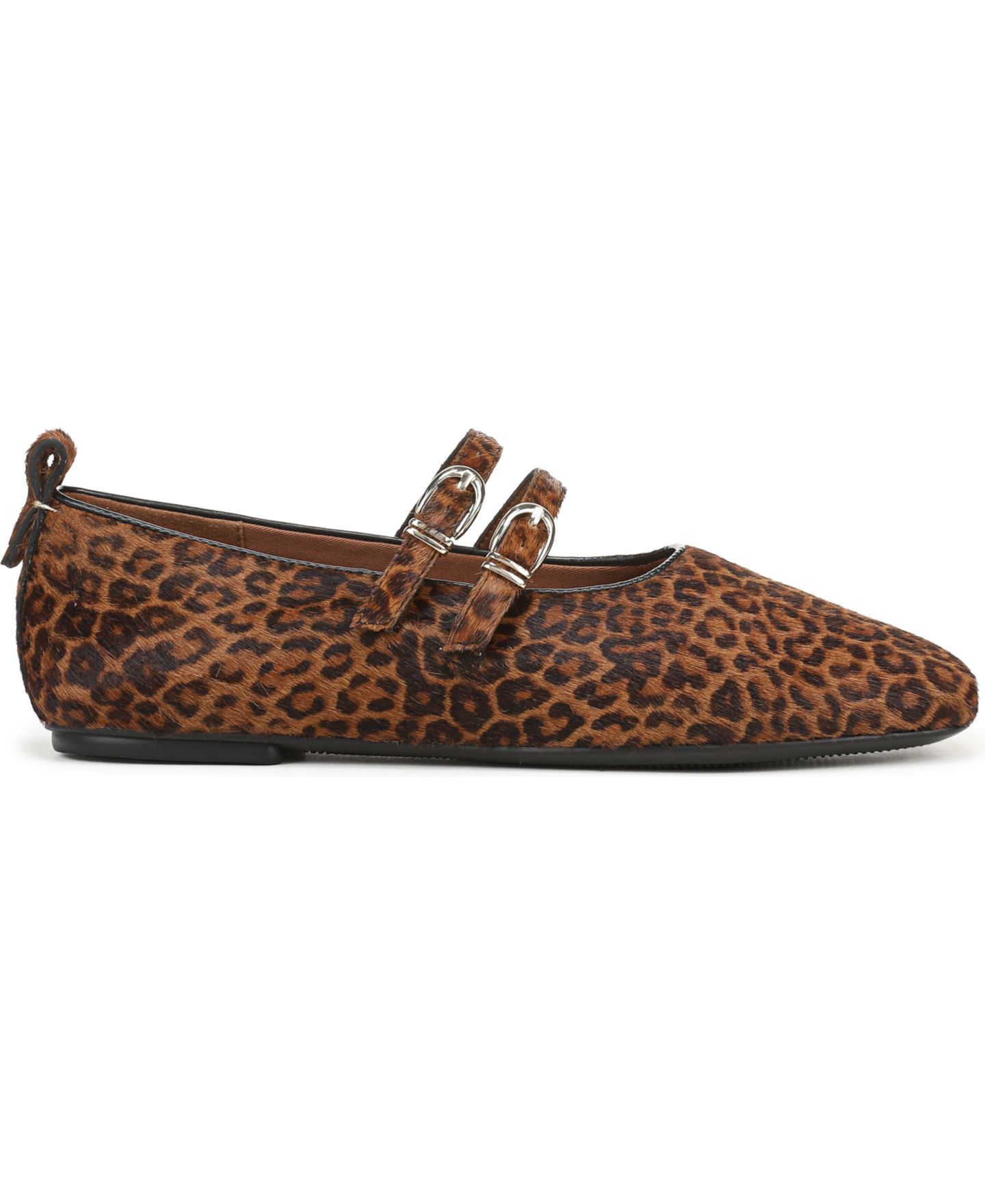 Женские балетки 27 EDIT Naturalizer Dawn 2 Mary Jane Flats, цвет: Коричневый леопардовый с принтом — фото 2