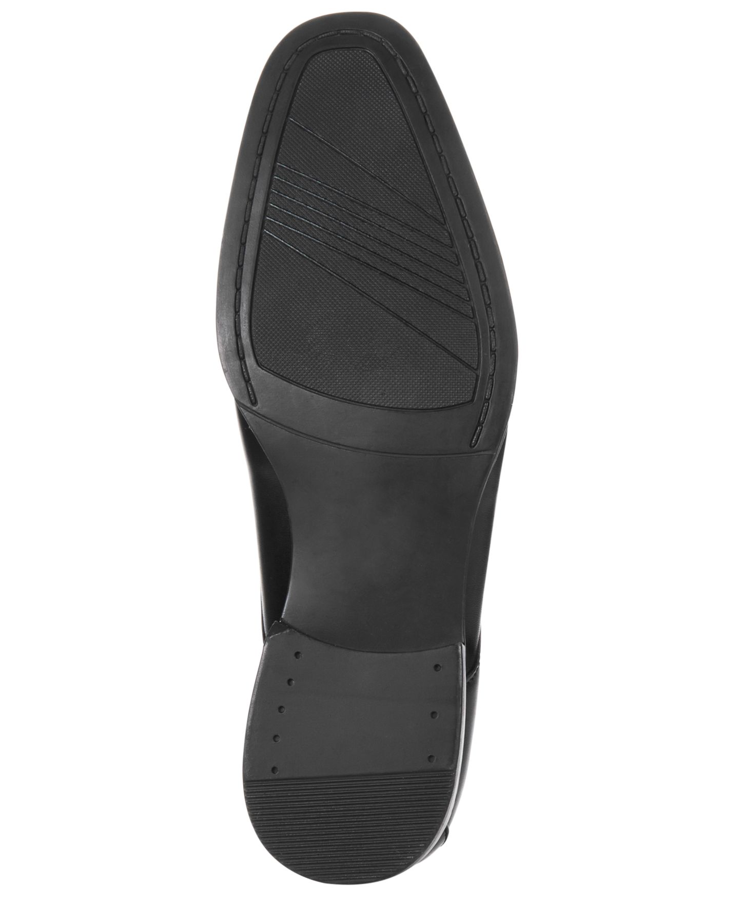 Обувь Alfani Men's Andrew Plain-Toe Dress Shoes, цвет: Чёрный — фото 5