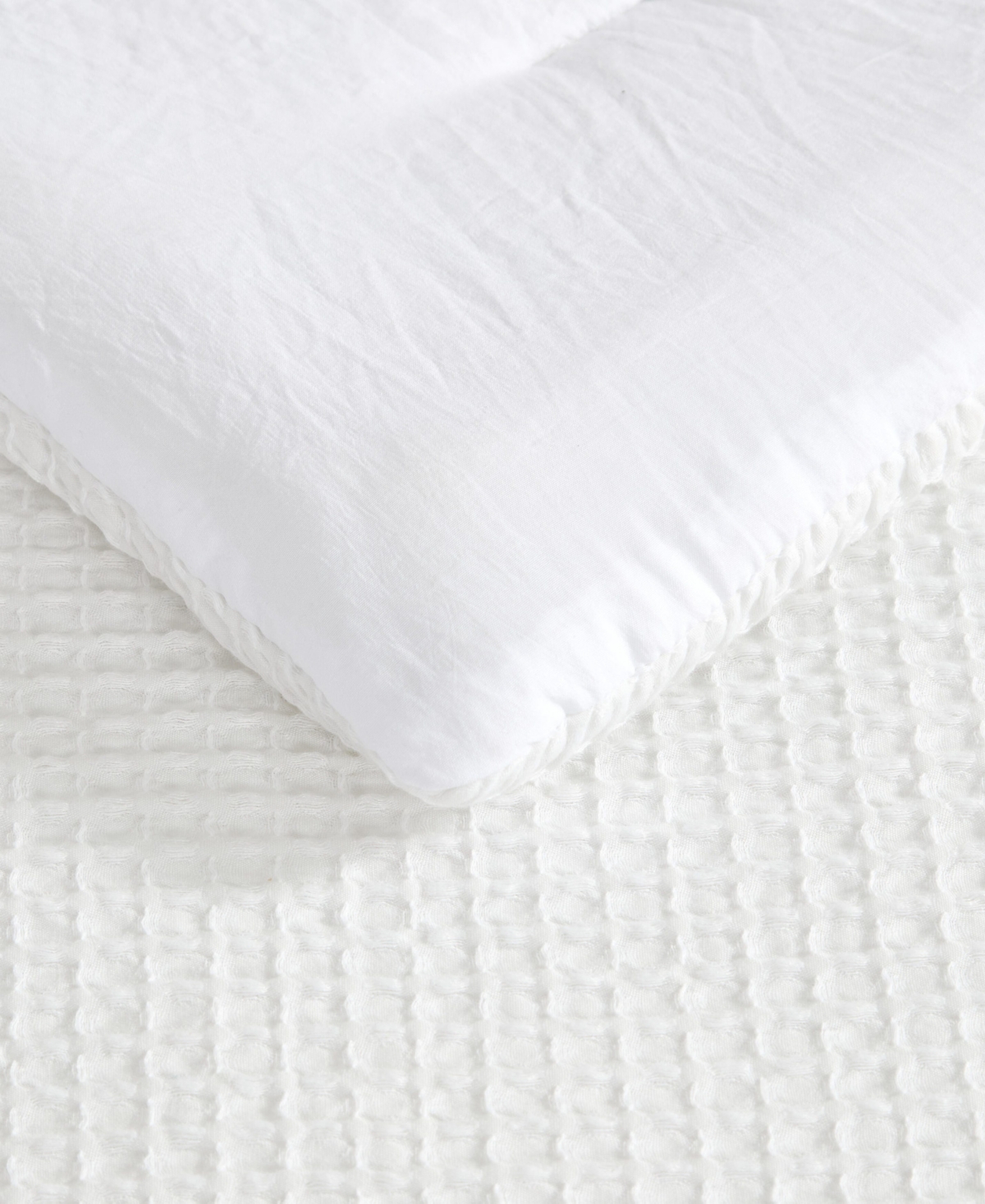 Laura Ashley Waffle Solid -Pc. Comforter Set