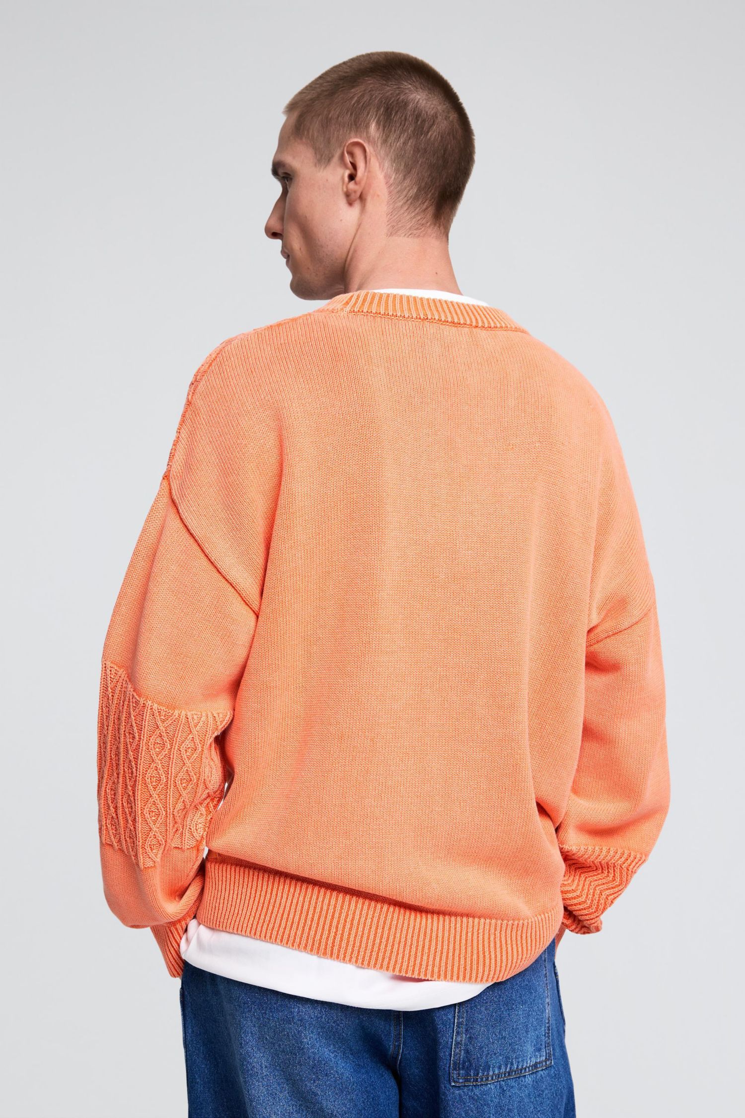 Men's Plain knit sweater