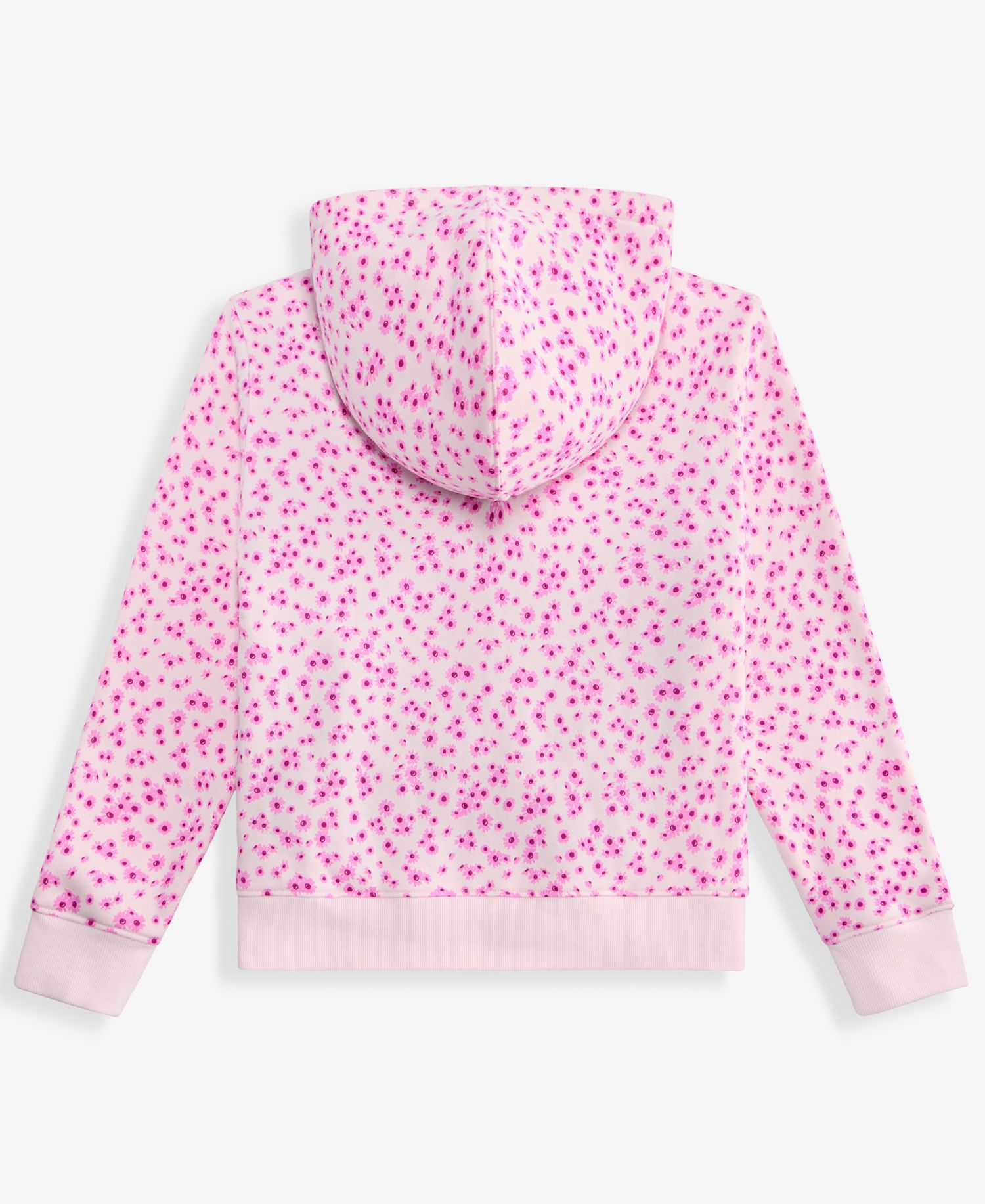 Girls' XS-XL NYC Bow Printed Zip Fleece Hoodie