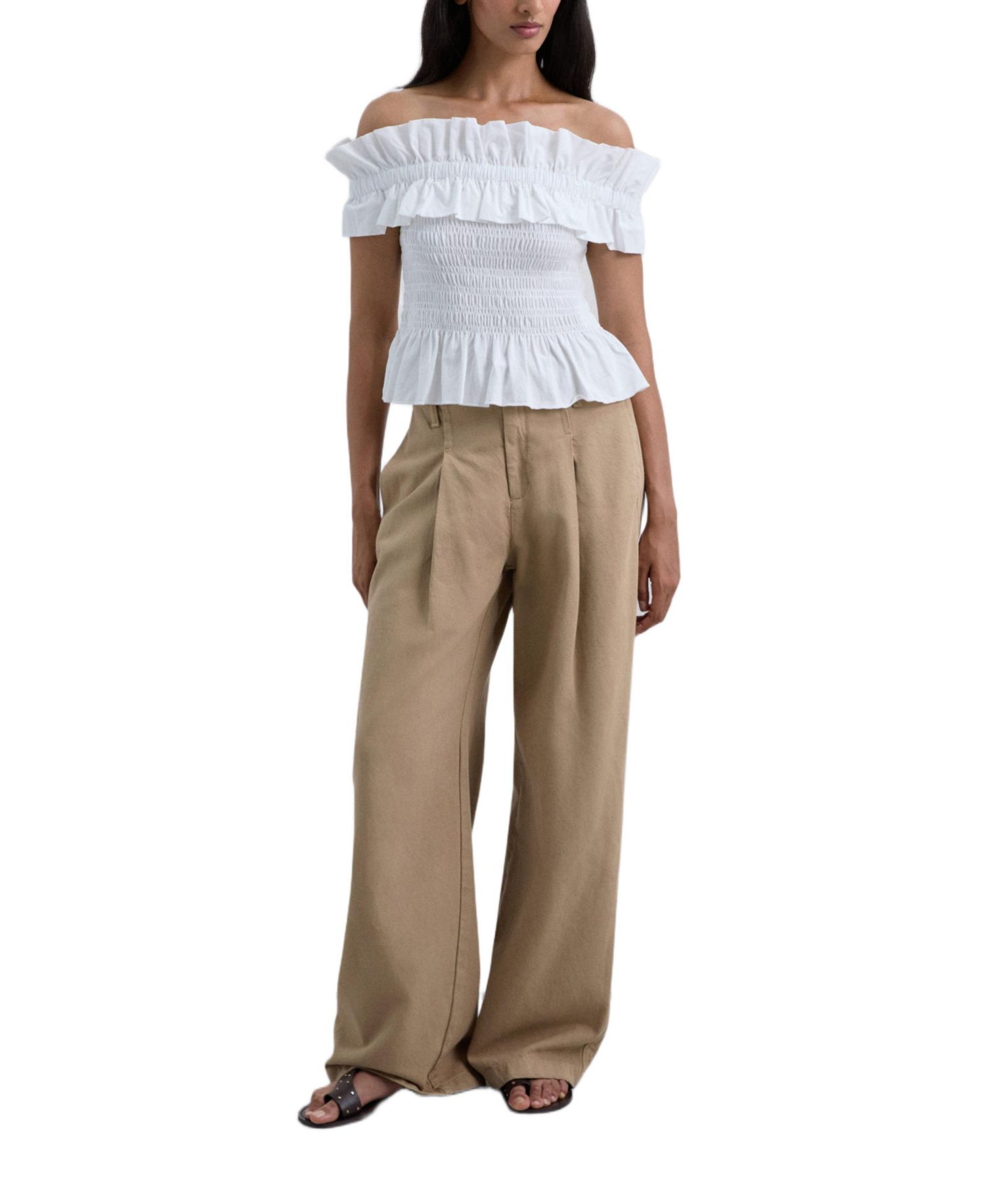 Women's Offshoulderpoplin Tee