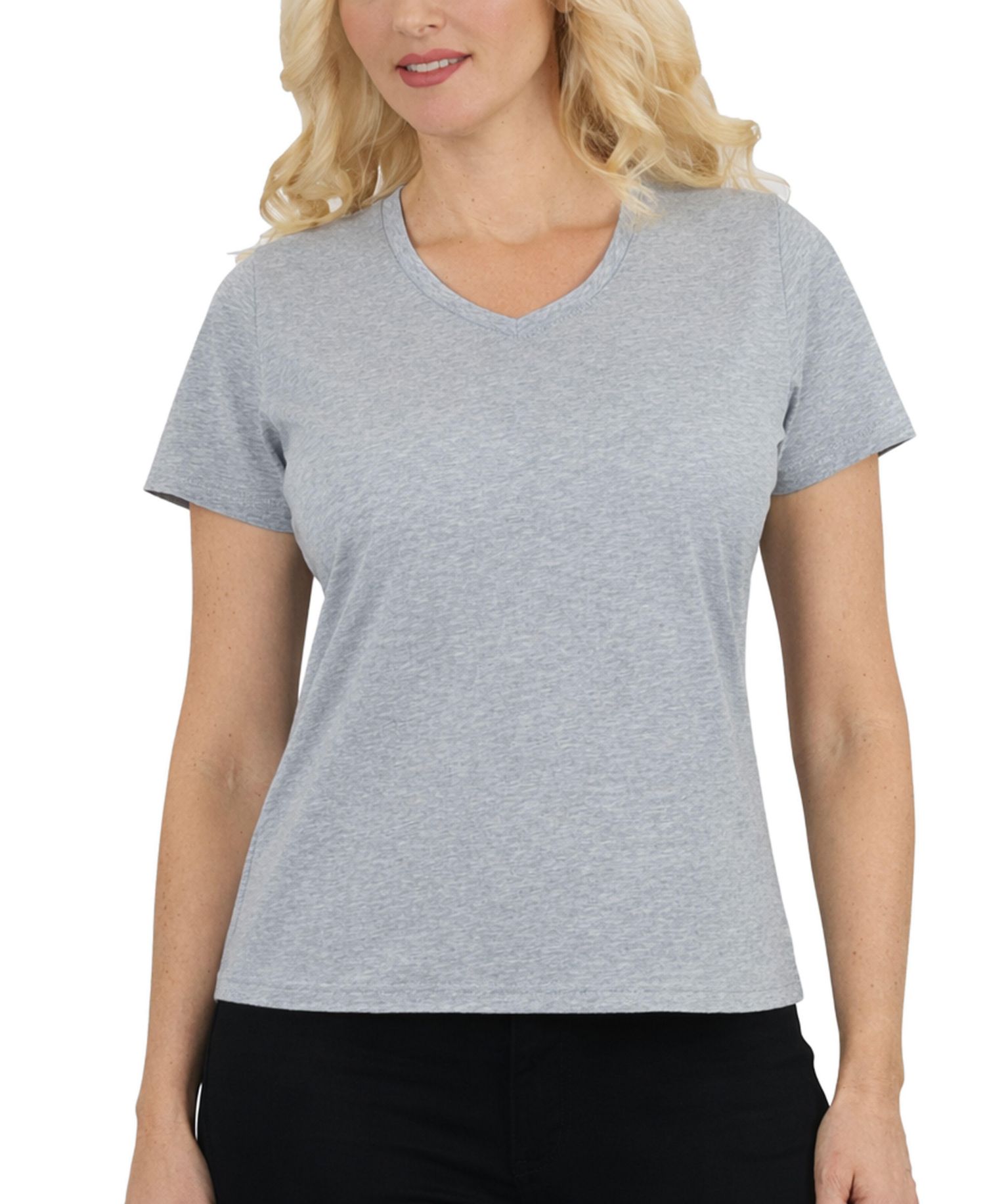 Women's Galaxy Divatee Relaxed Fit V-Neck Short Sleeve T-Shirt
