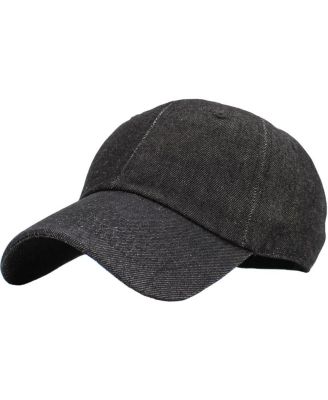 Classic Unisex Cotton Adjustable Low Crown Baseball Cap - Plain Dad Hat for Everyday Wear