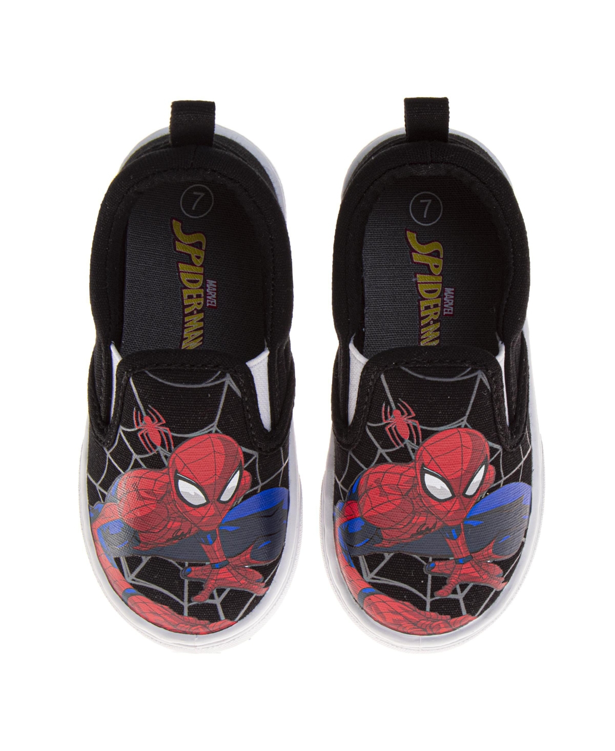 Spider-Man Little Boys Slip-On Canvas Shoes
