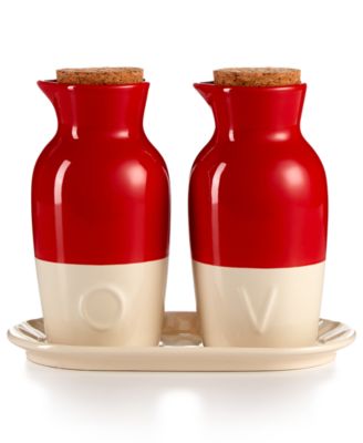 Martha Stewart Collection - Ceramic Oil and Vinegar Set