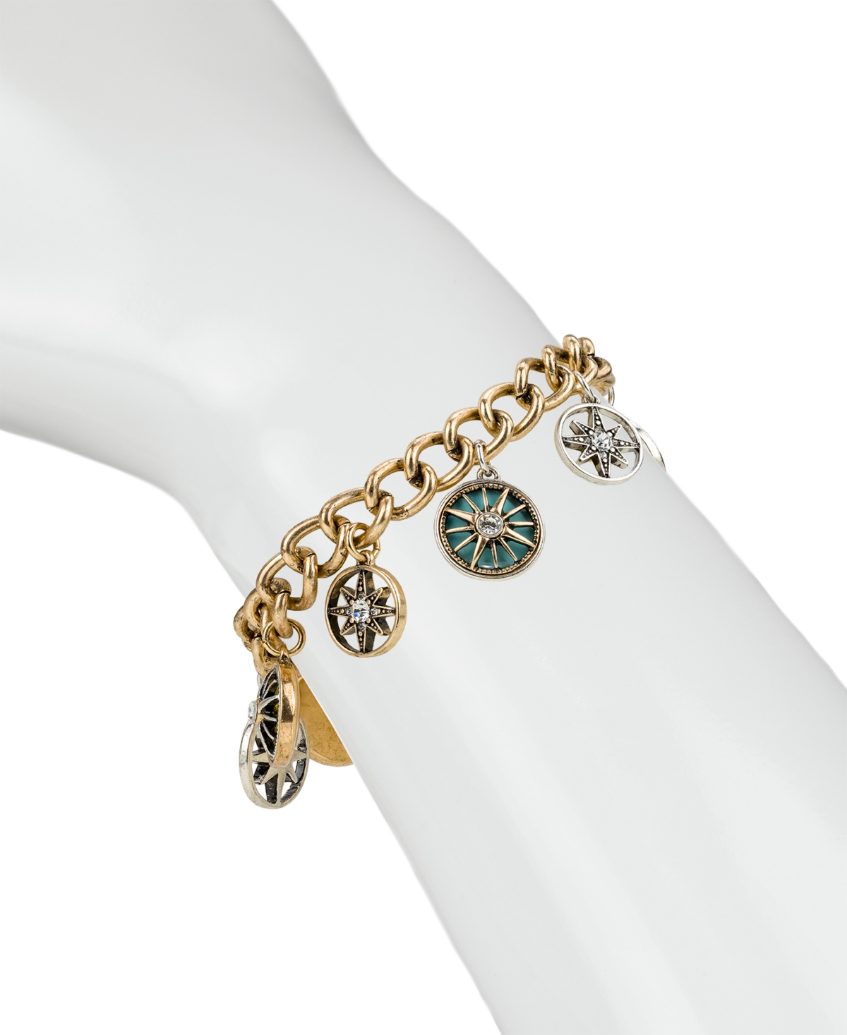 Patricia Nash Gold-Tone Plated Charm Bracelet