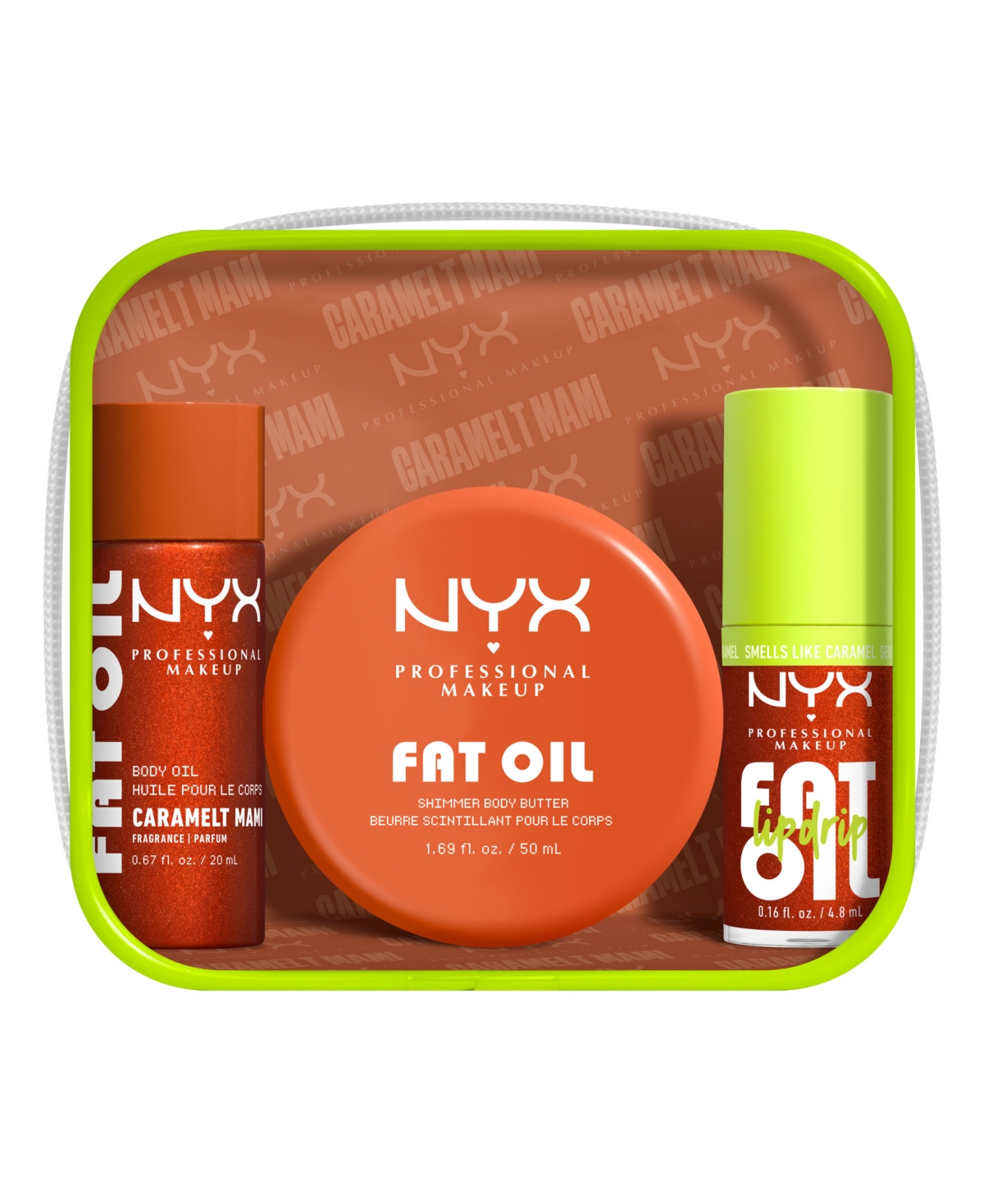 Nyx Professional Makeup 3-pc. Fat Oil Body Butter Kit In Transparent
